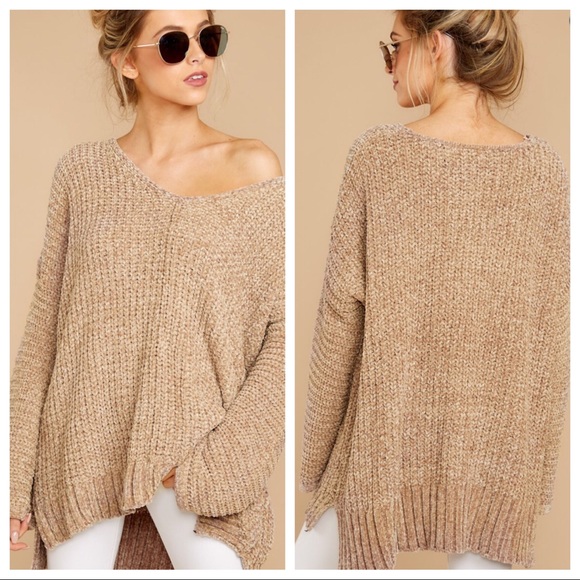 LIZZY- Wide Cuff Oversized Sweater - Picture 2 of 6